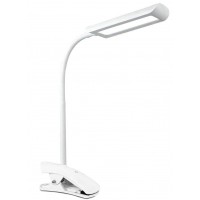 Clamp on Reading Light for Bed, Z2 Piano Lamp Clip on LED Light (7W, 3 Level Touch Dimmer, Adjustable Flexible Gooseneck) White Desk Lamp